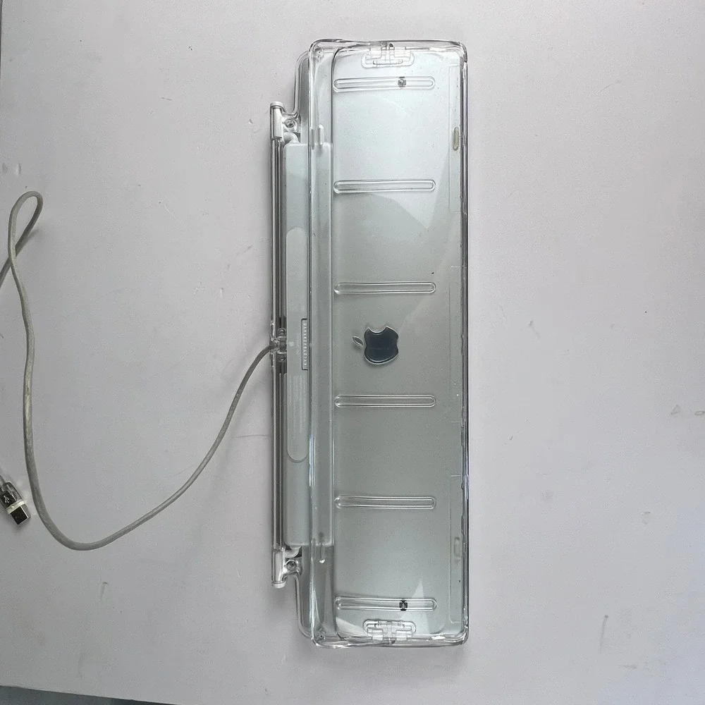 Apple Pro Keyboard M7803 USB Wired Black Clear Jelly Vintage Mac Accessory